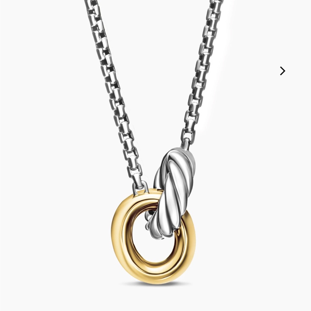 David Yurman Petite Cable Linked Necklace